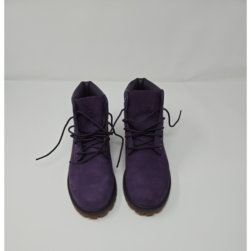 Timberland 6 Inch Purple A14UC Premium Girls Boots Size 2 - Picture 5 of 9